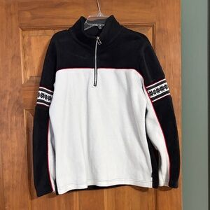 New York & Company Black and White Fleece